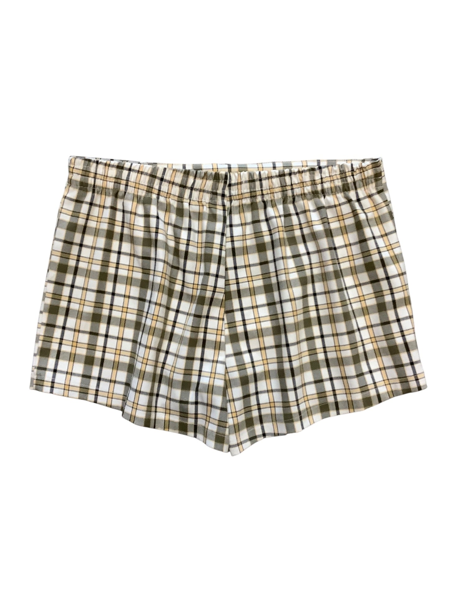 Skort By Arizona In Green & Yellow, Size: L