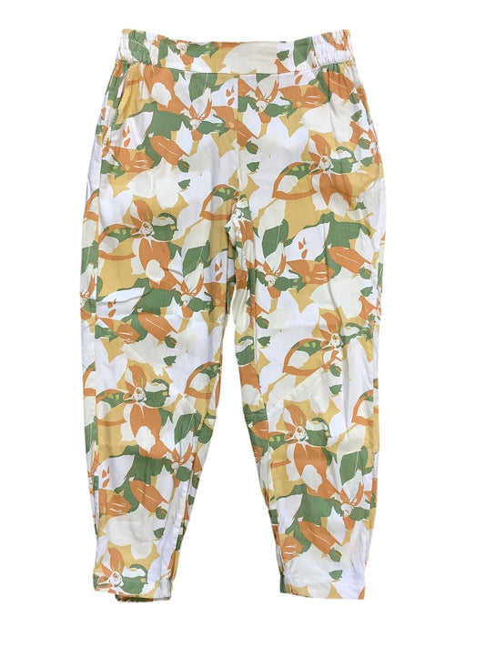 Pants Joggers By Soft Surroundings In Green & Orange, Size: L