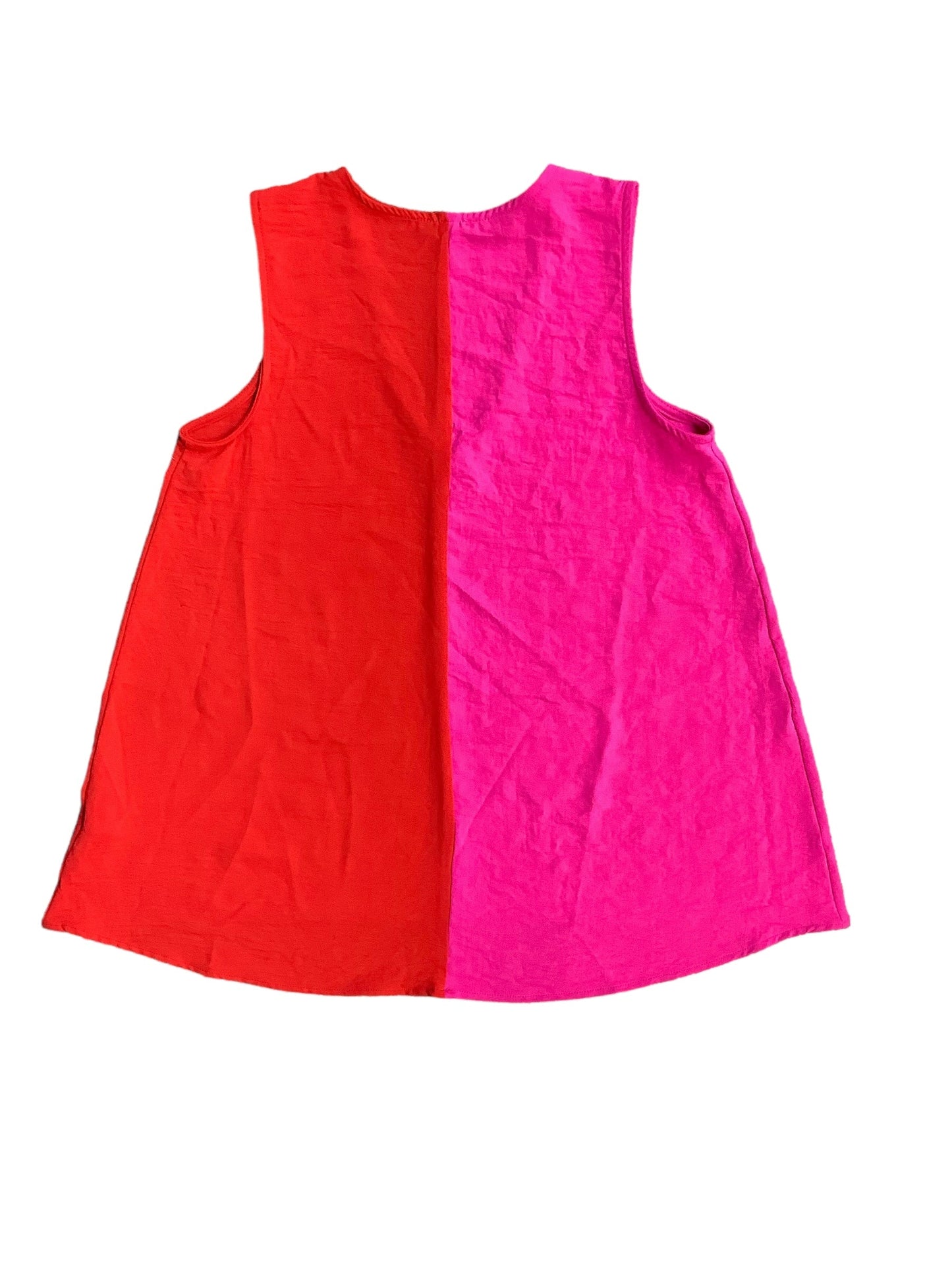 Pink & Red Top Sleeveless Jodifl, Size S