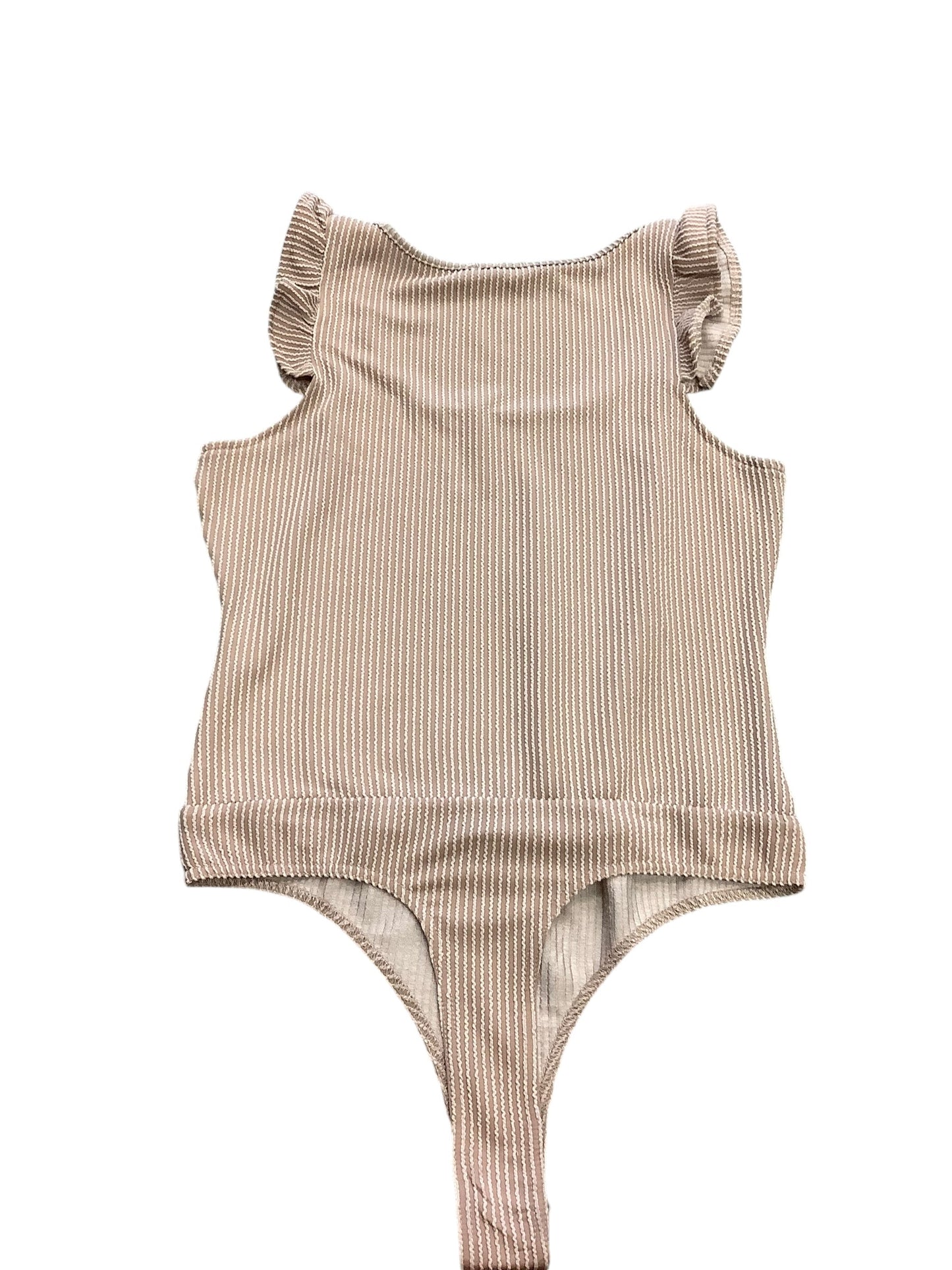 Bodysuit By Clothes Mentor In Brown, Size: Xl