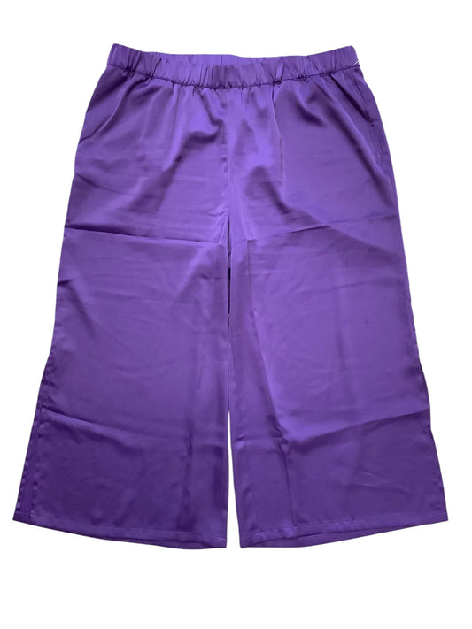 Pants Dress By Peace Love World In Purple, Size: 1x