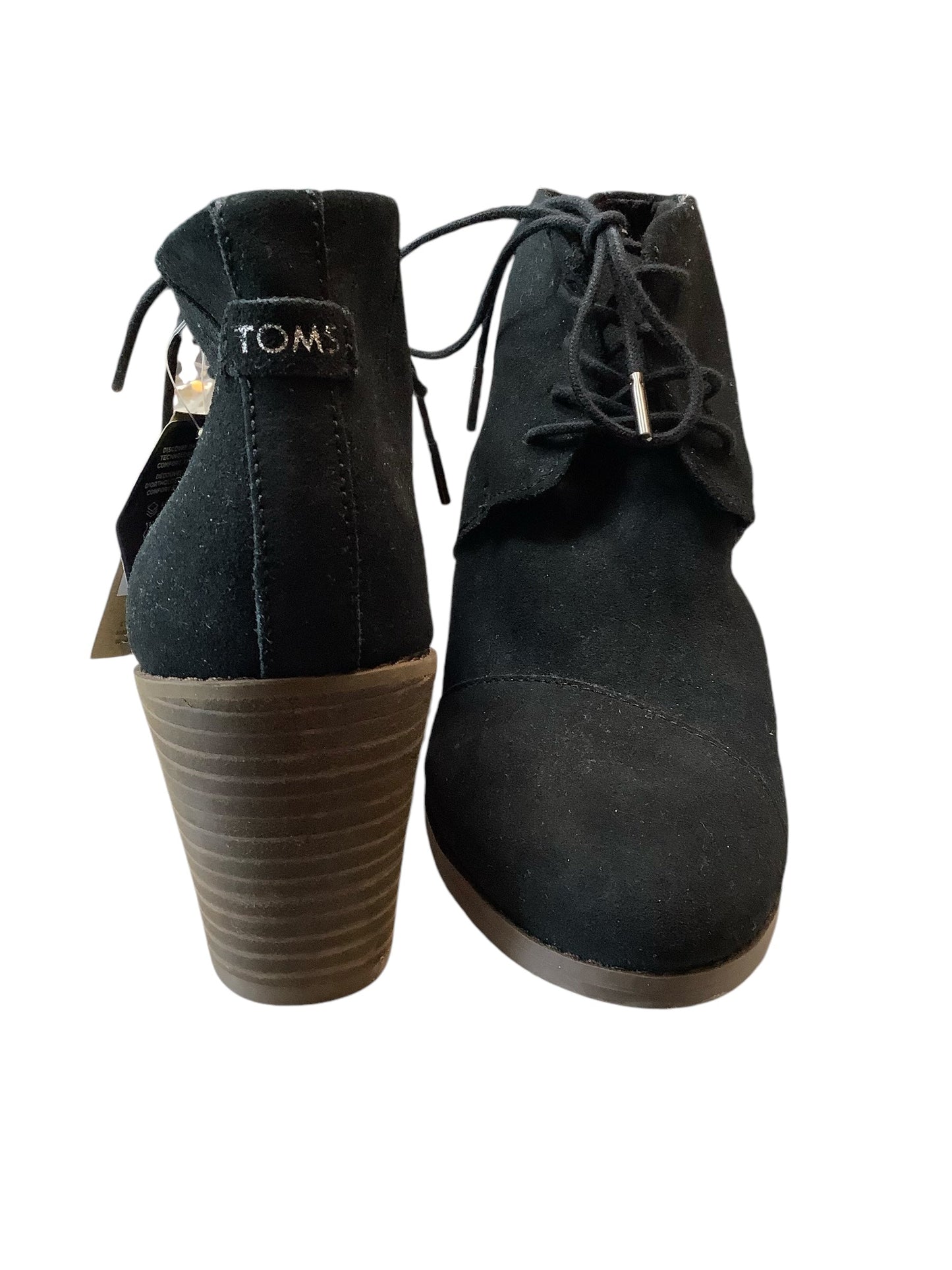 Shoes Heels Wedge By Toms In Black, Size: 10