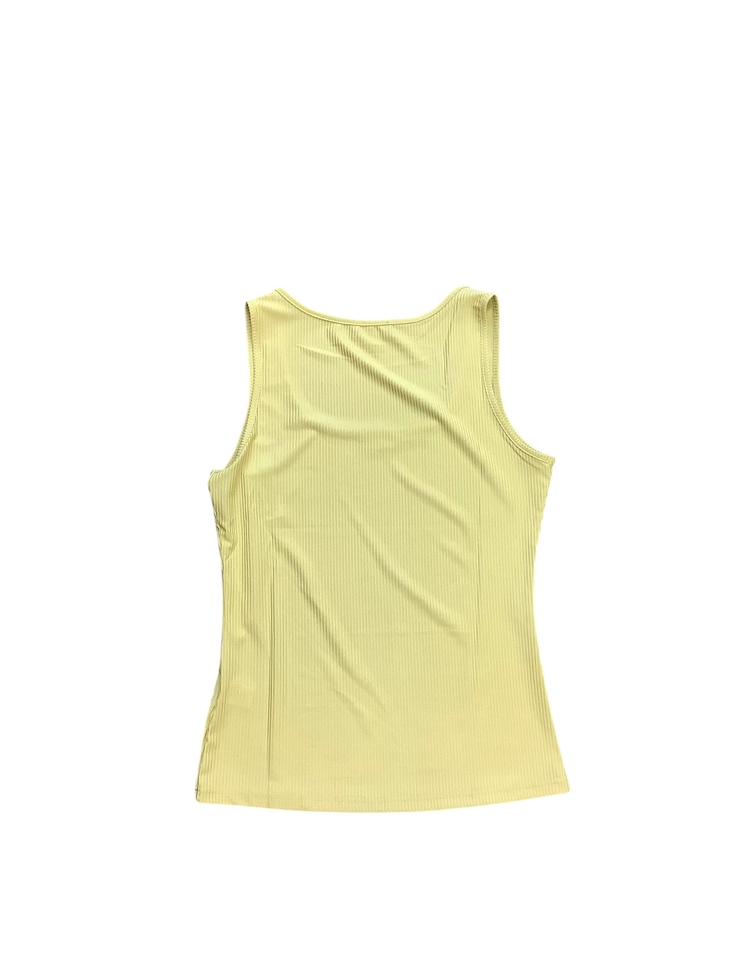 Top Sleeveless Basic By Gigio In Yellow, Size: L