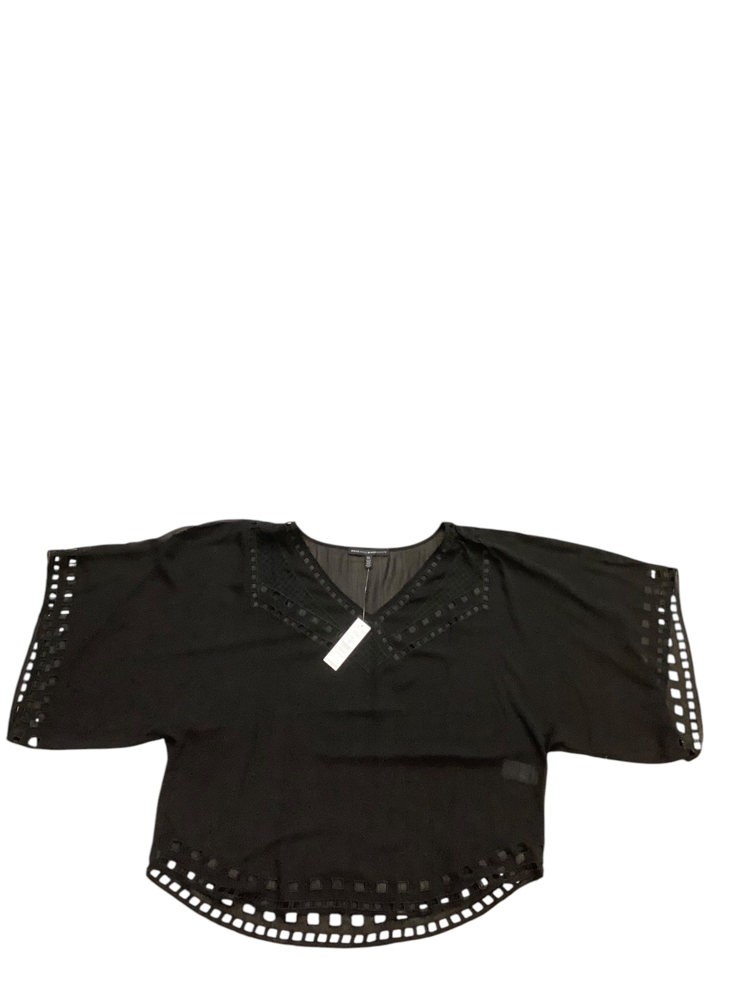 Top Long Sleeve By White House Black Market In Black, Size: Xl