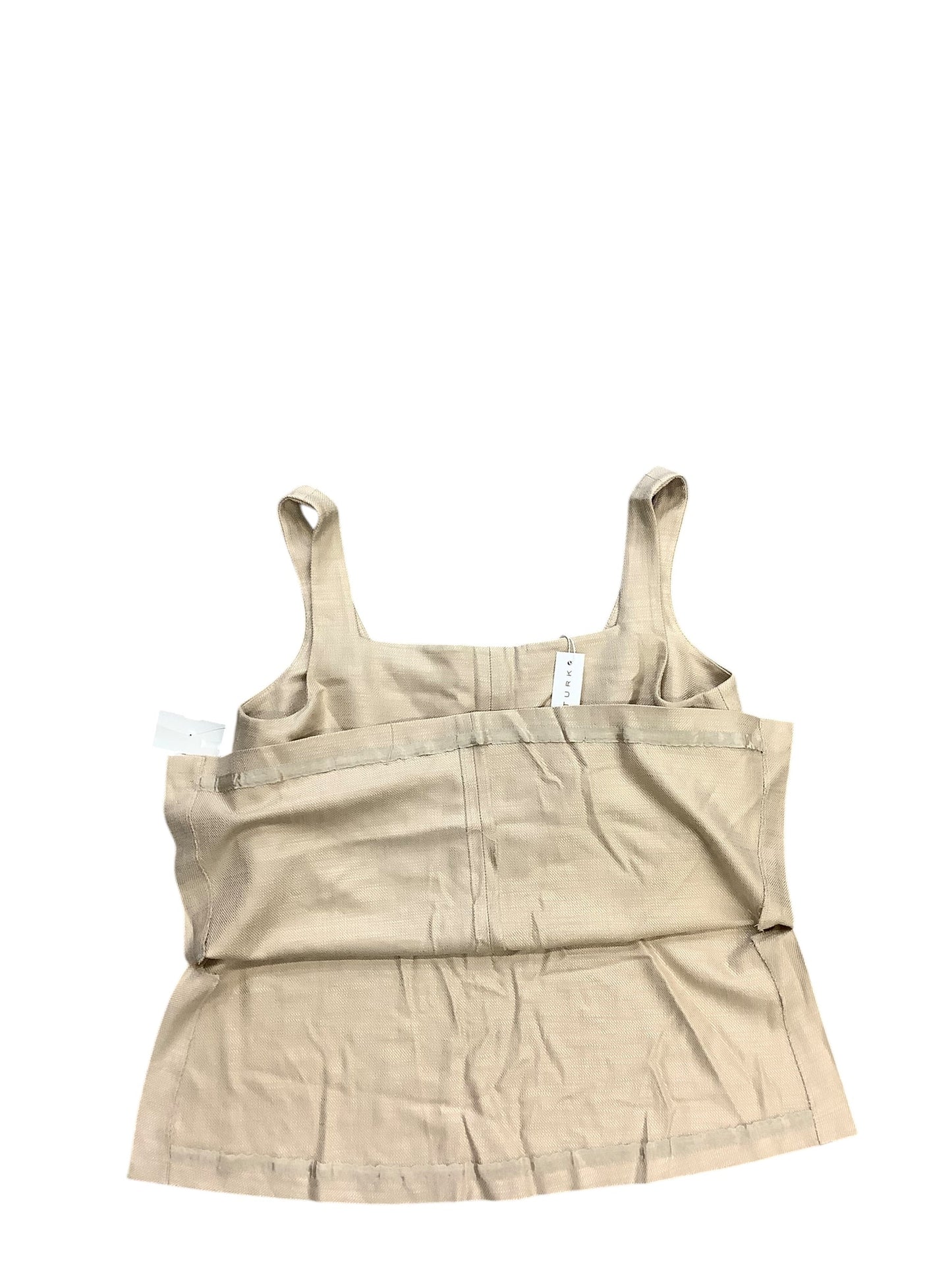 Blouse Sleeveless By Trina Turk In Tan, Size: M