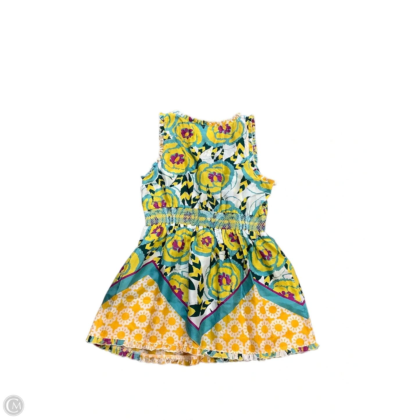 Blouse Sleeveless By Johnny Was In Yellow, Size: S