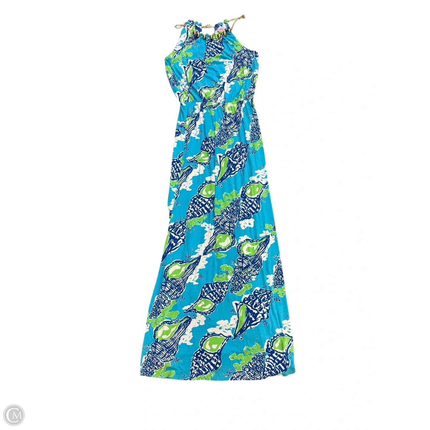Dress Designer By Lilly Pulitzer In Blue & Green, Size: M