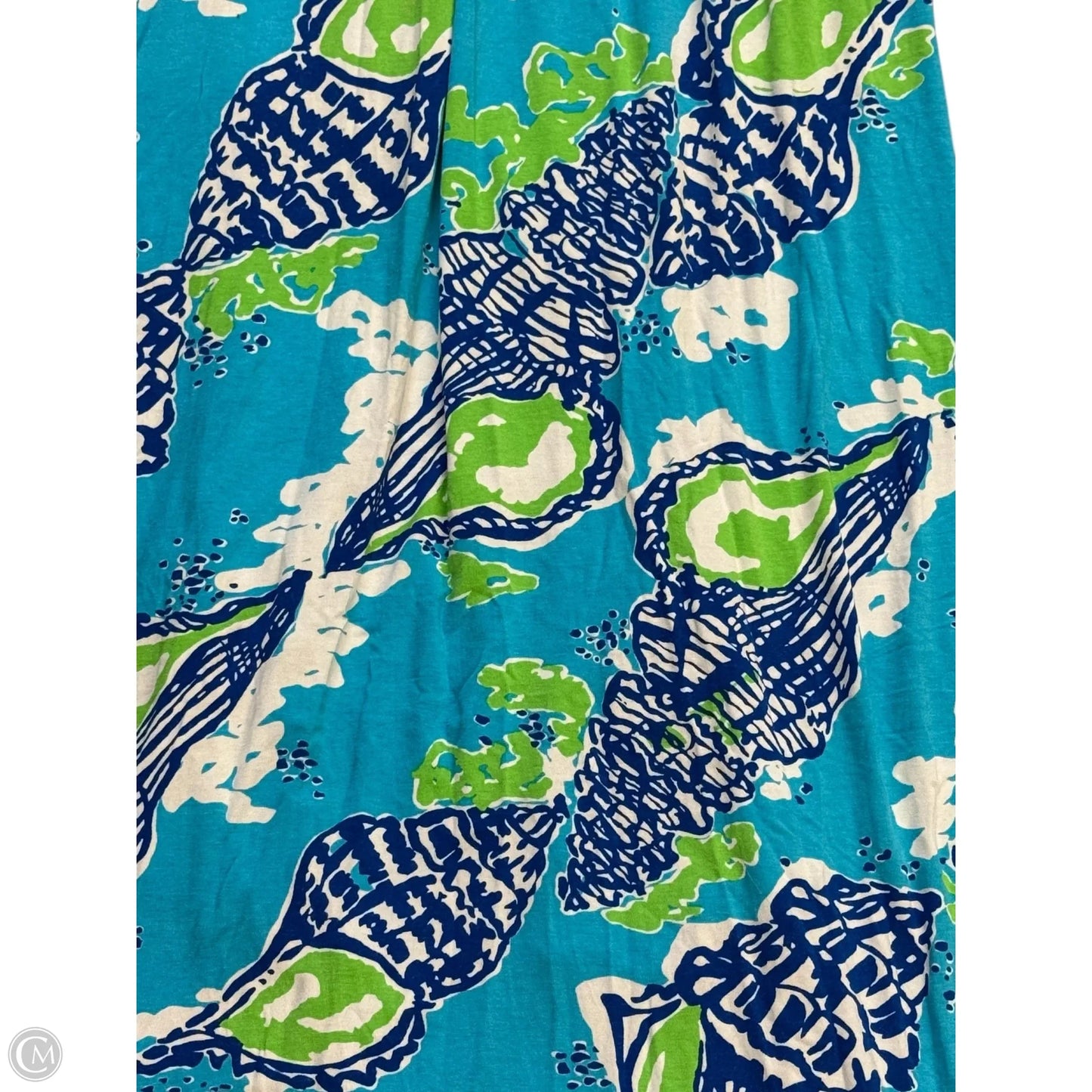Dress Designer By Lilly Pulitzer In Blue & Green, Size: M
