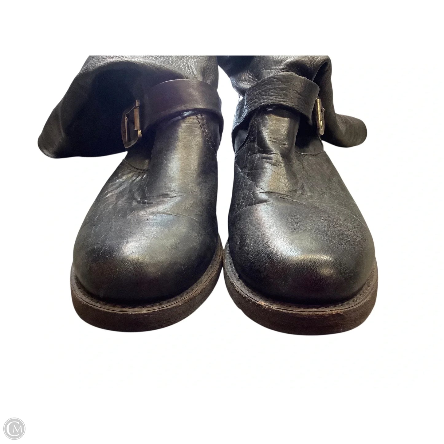 Boots Designer By Frye In Black, Size: 10