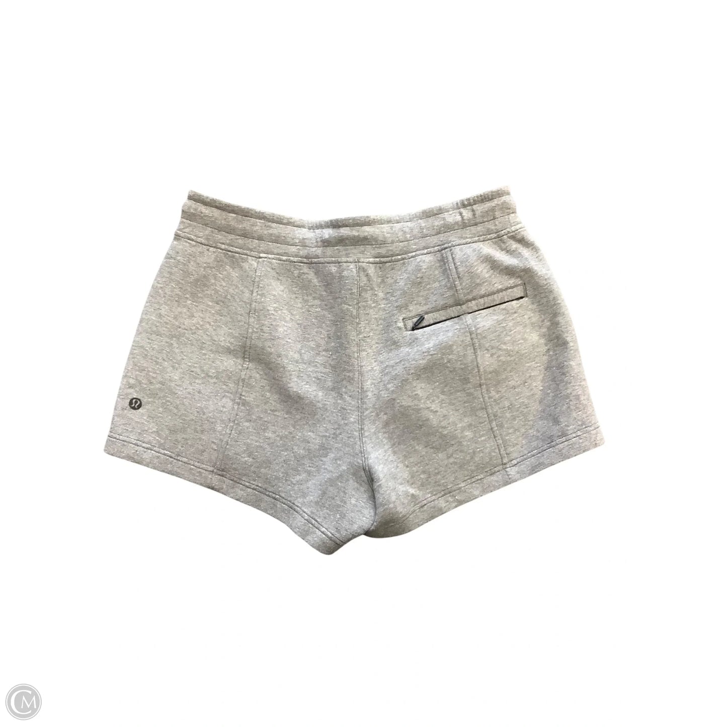 Athletic Shorts By Lululemon In Grey, Size: 8