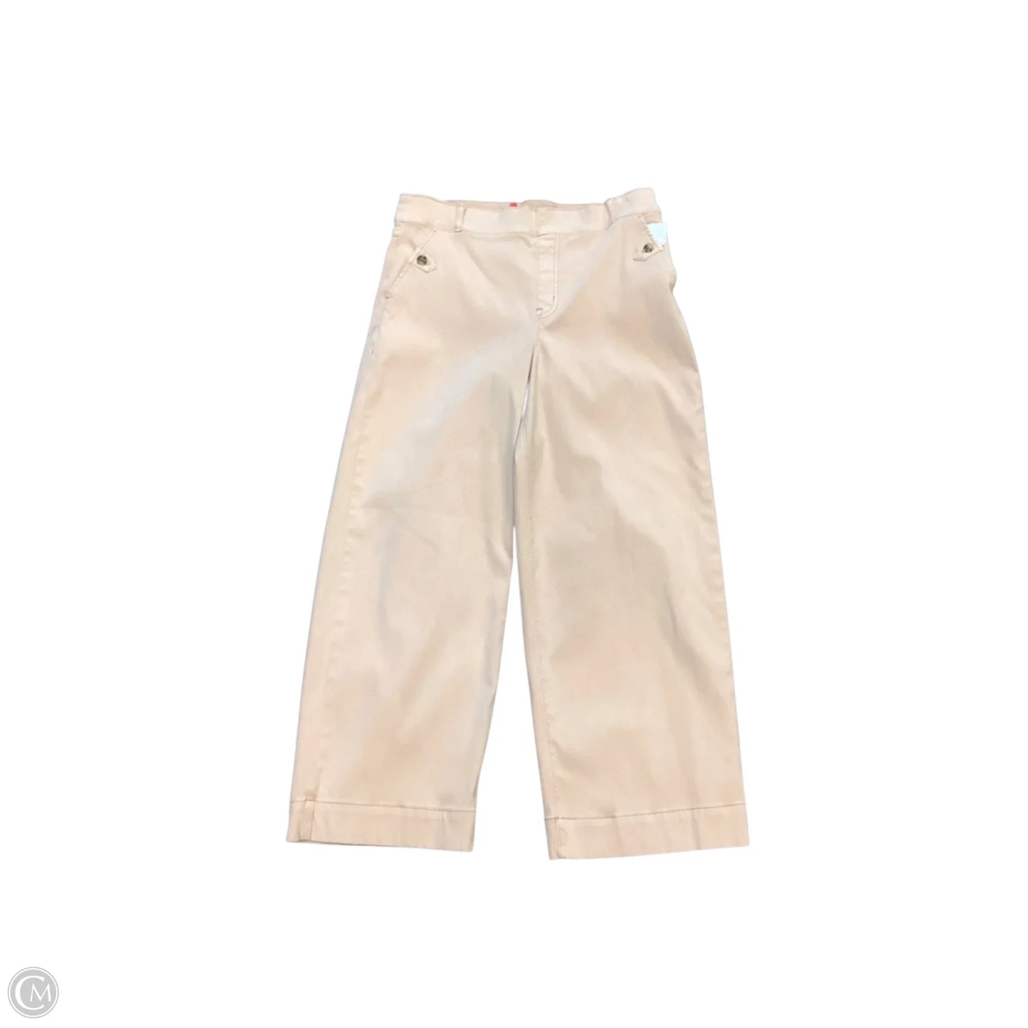 Jeans Wide Leg By Spanx In Tan, Size: Xl