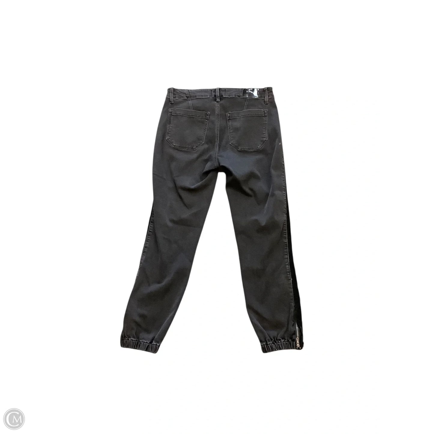 Jeans Skinny By Paige In Black Denim, Size: 4