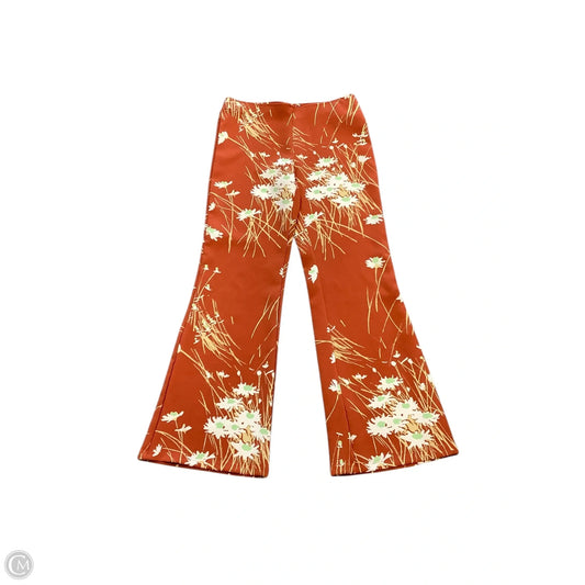 Pants Wide Leg By Urban Outfitters In Orange, Size: M