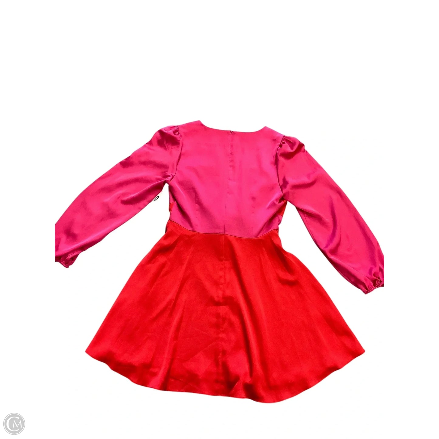 Dress Designer By Milly In Pink & Red, Size: 8