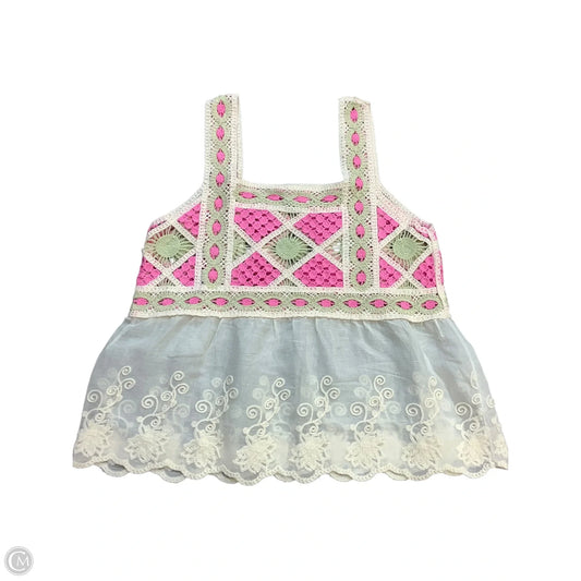 Top Sleeveless By Anniewear In Cream, Size: L