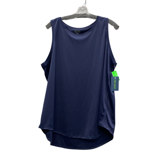 Athletic Tank Top By Tek Gear In Navy, Size:1X