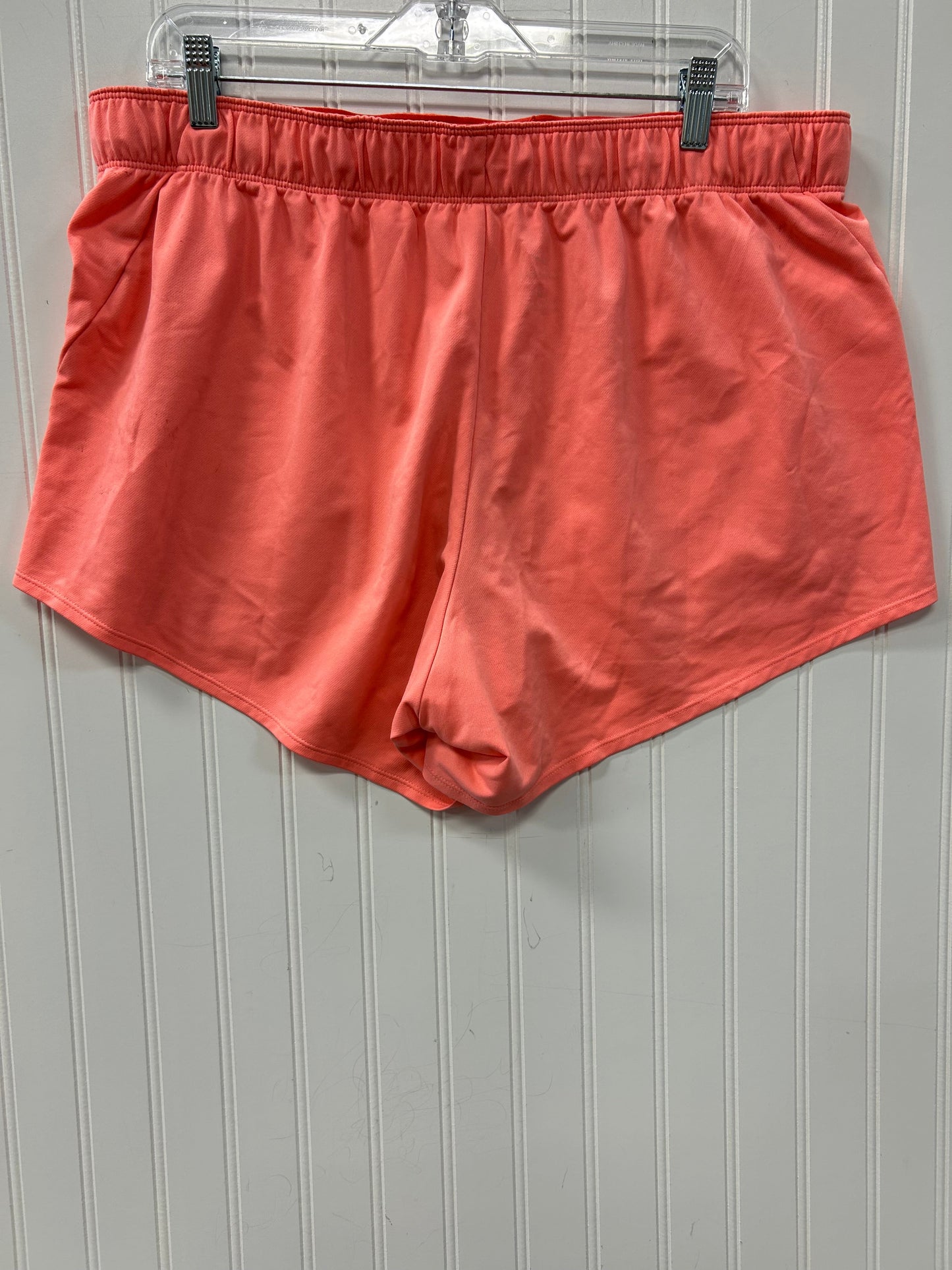 Athletic Shorts By Nike Apparel In Peach, Size:1X