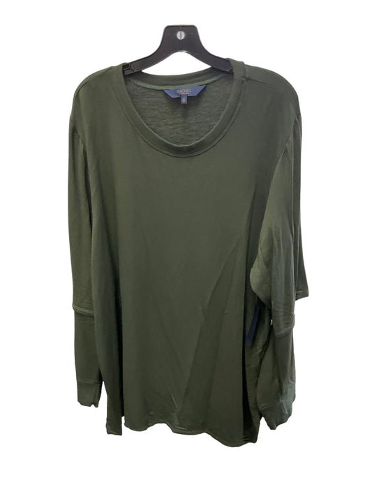 Top Long Sleeve By Rachel Roy In Olive, Size: 26