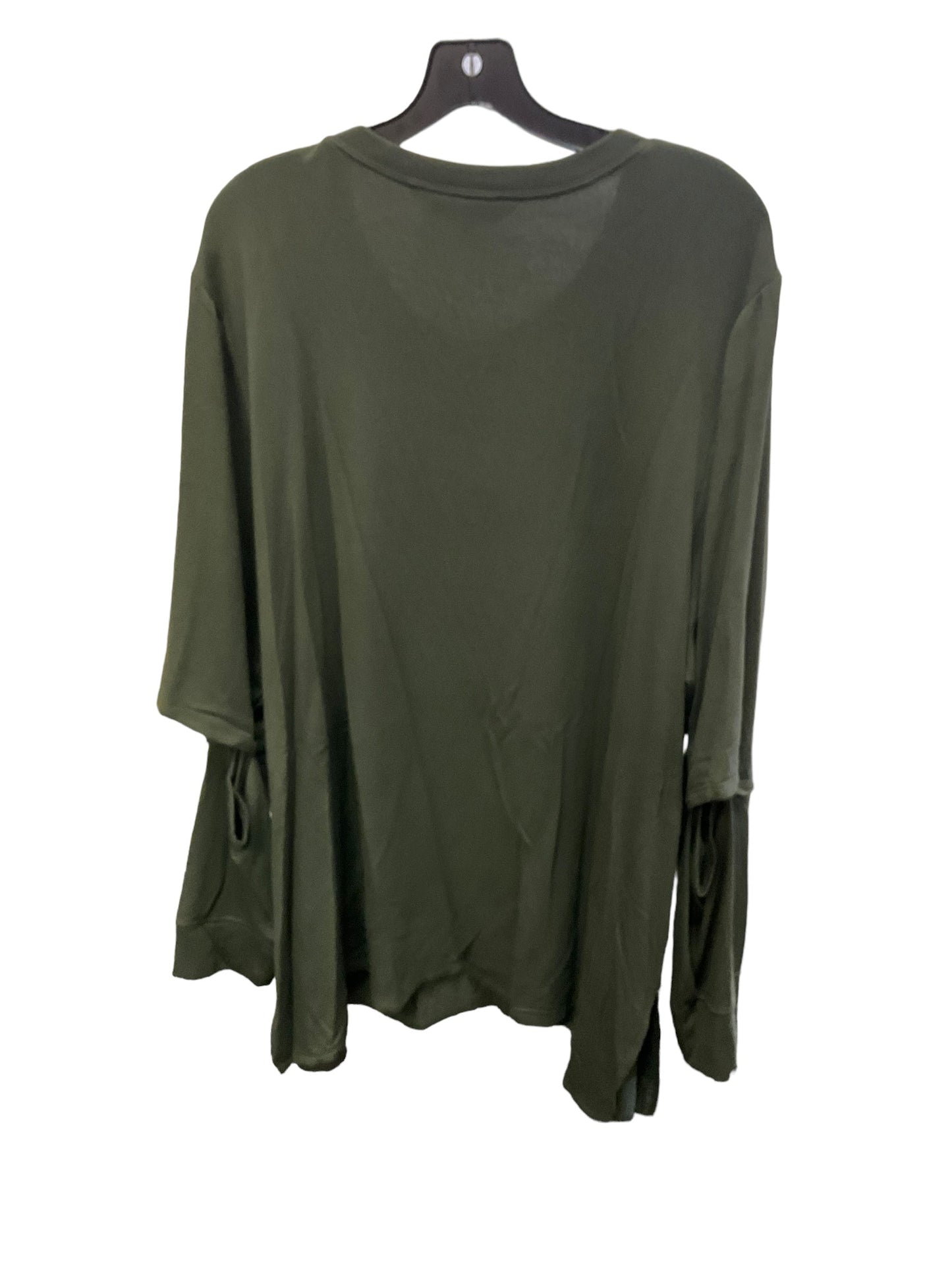 Top Long Sleeve By Rachel Roy In Olive, Size: 26