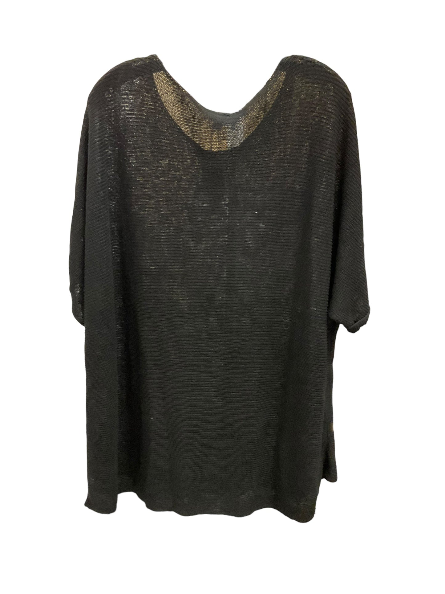 Top Short Sleeve By J Jill In Black, Size: Xl