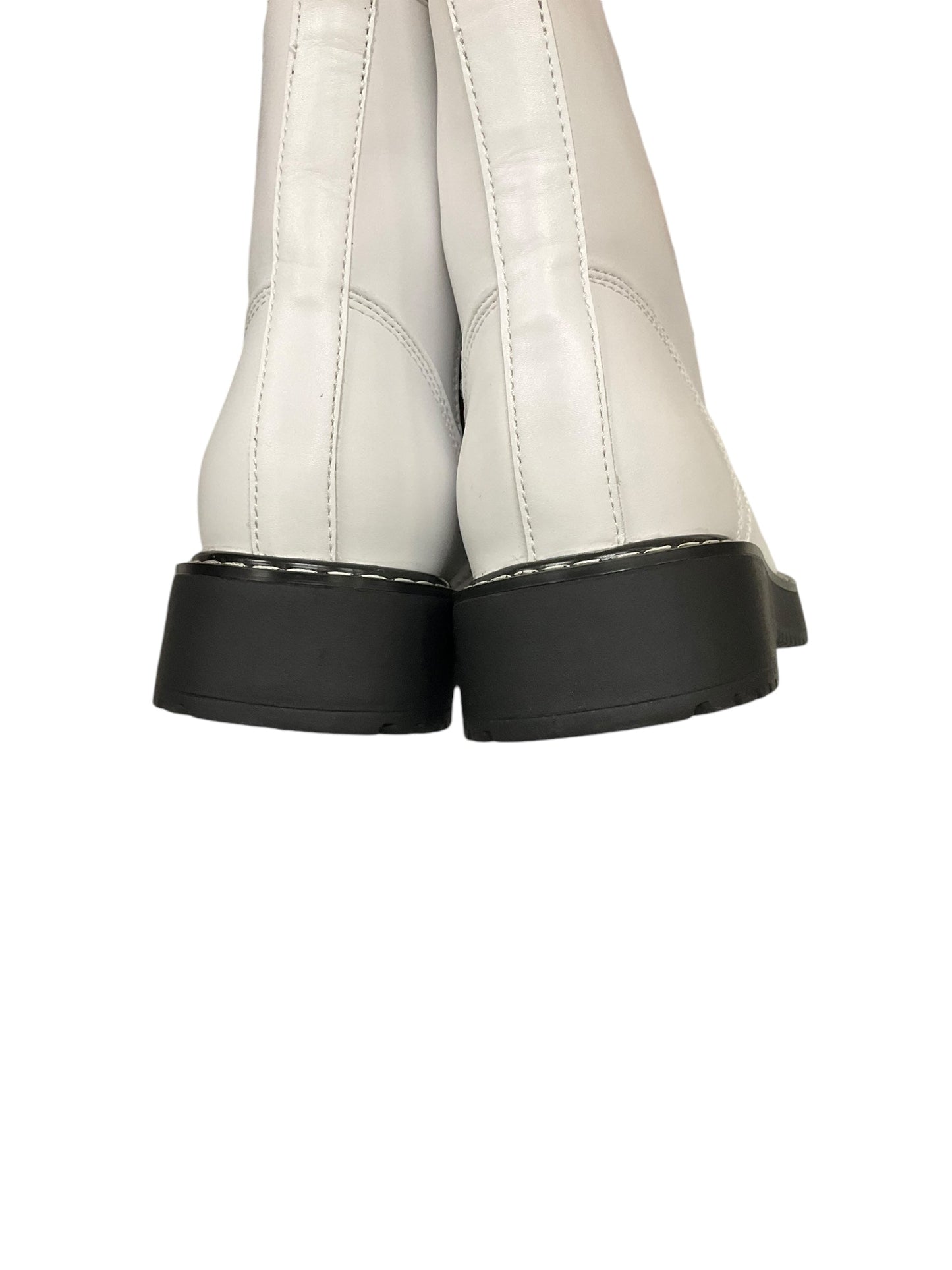 Boots Combat By Madden Girl In Cream, Size: 8