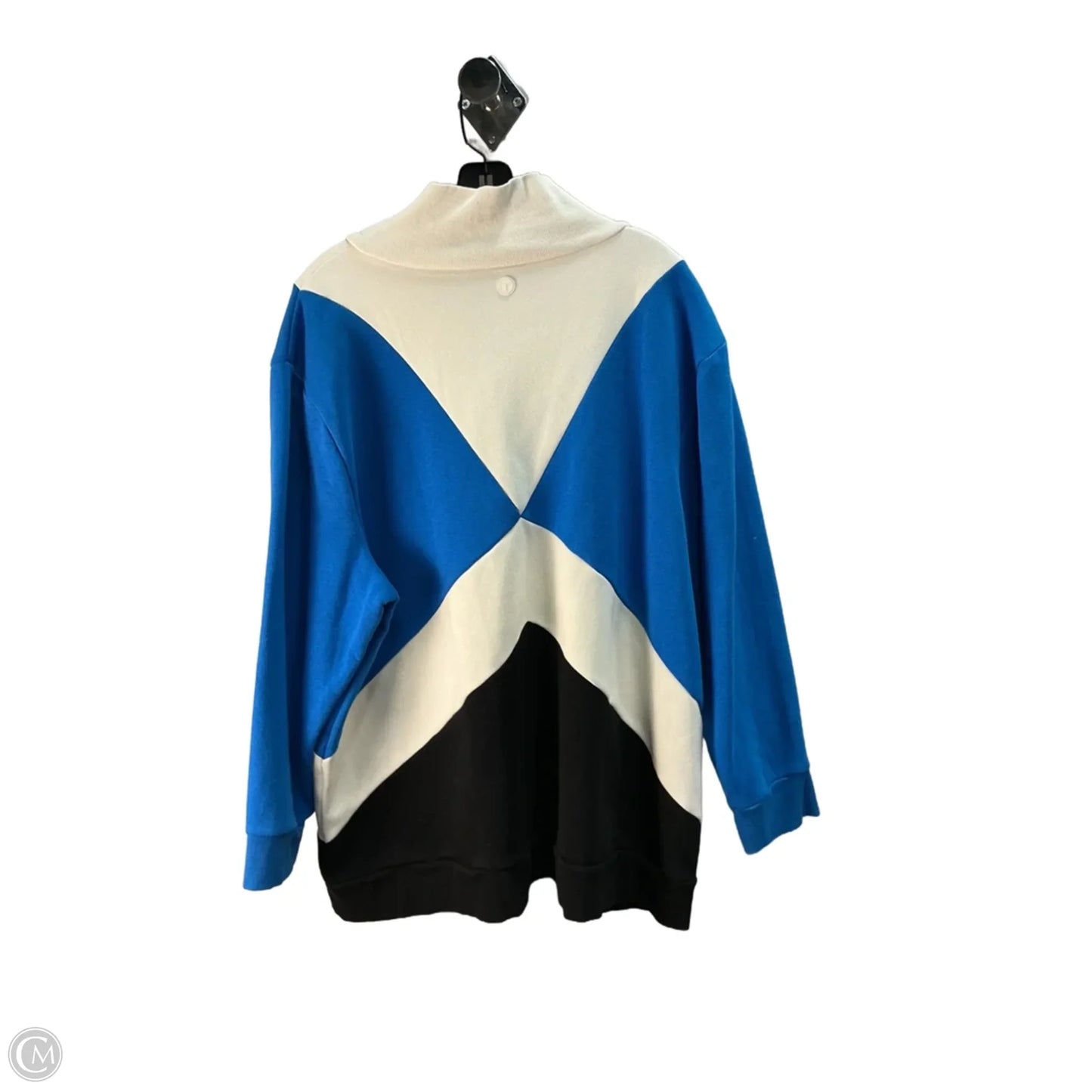 Sweatshirt Collar By Talbots In Blue, Size: 26