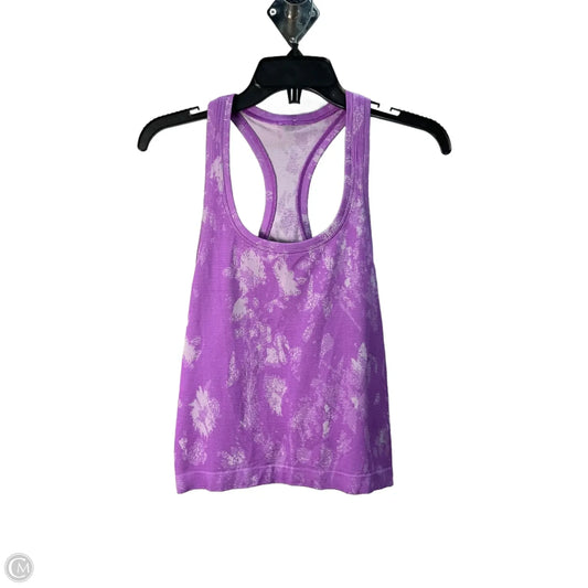 Athletic Tank Top By Lululemon In Purple, Size: 6