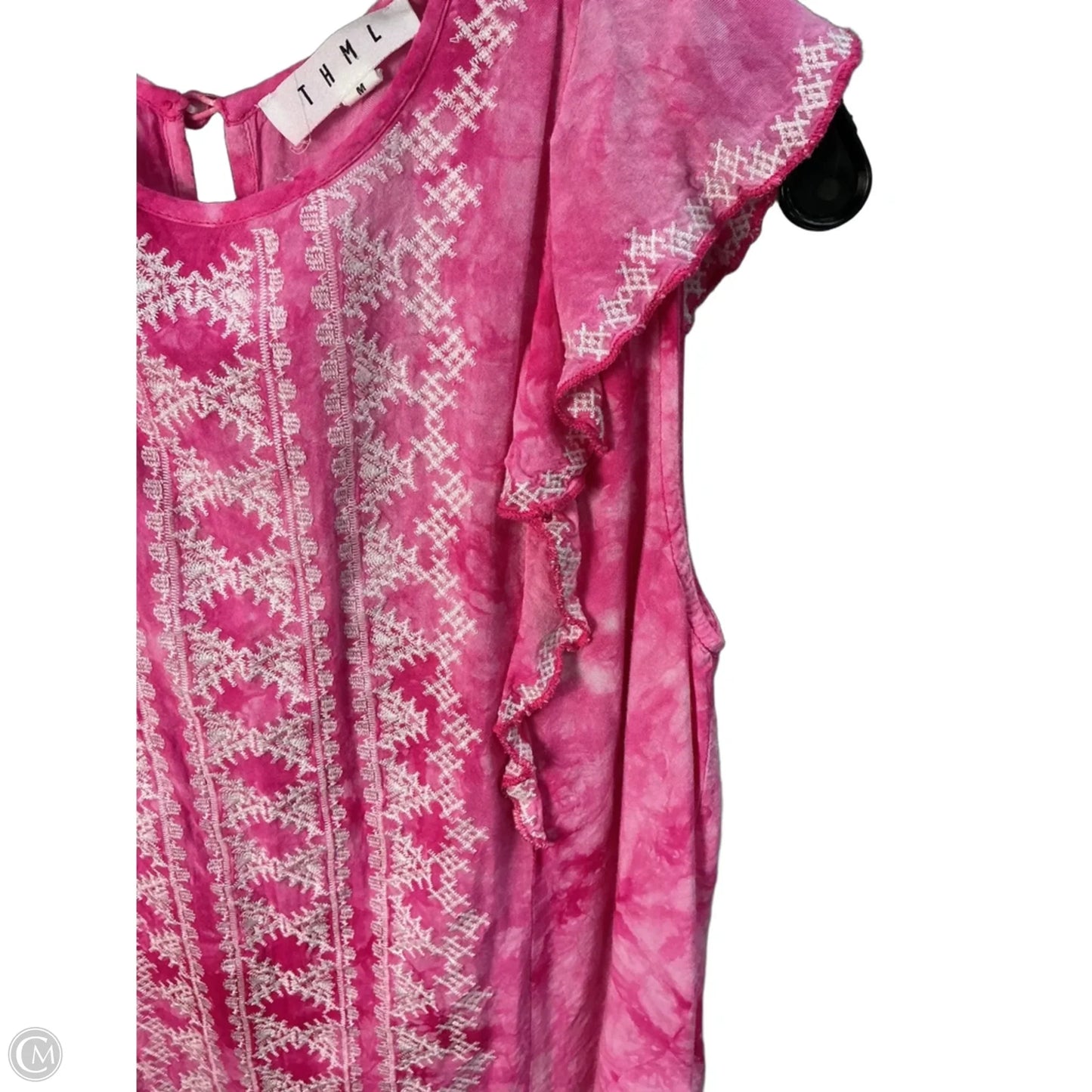 Top Sleeveless By Thml In Pink, Size: M