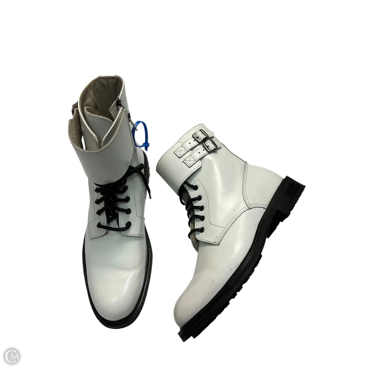 Boots Designer By All Saints In White, Size: 8