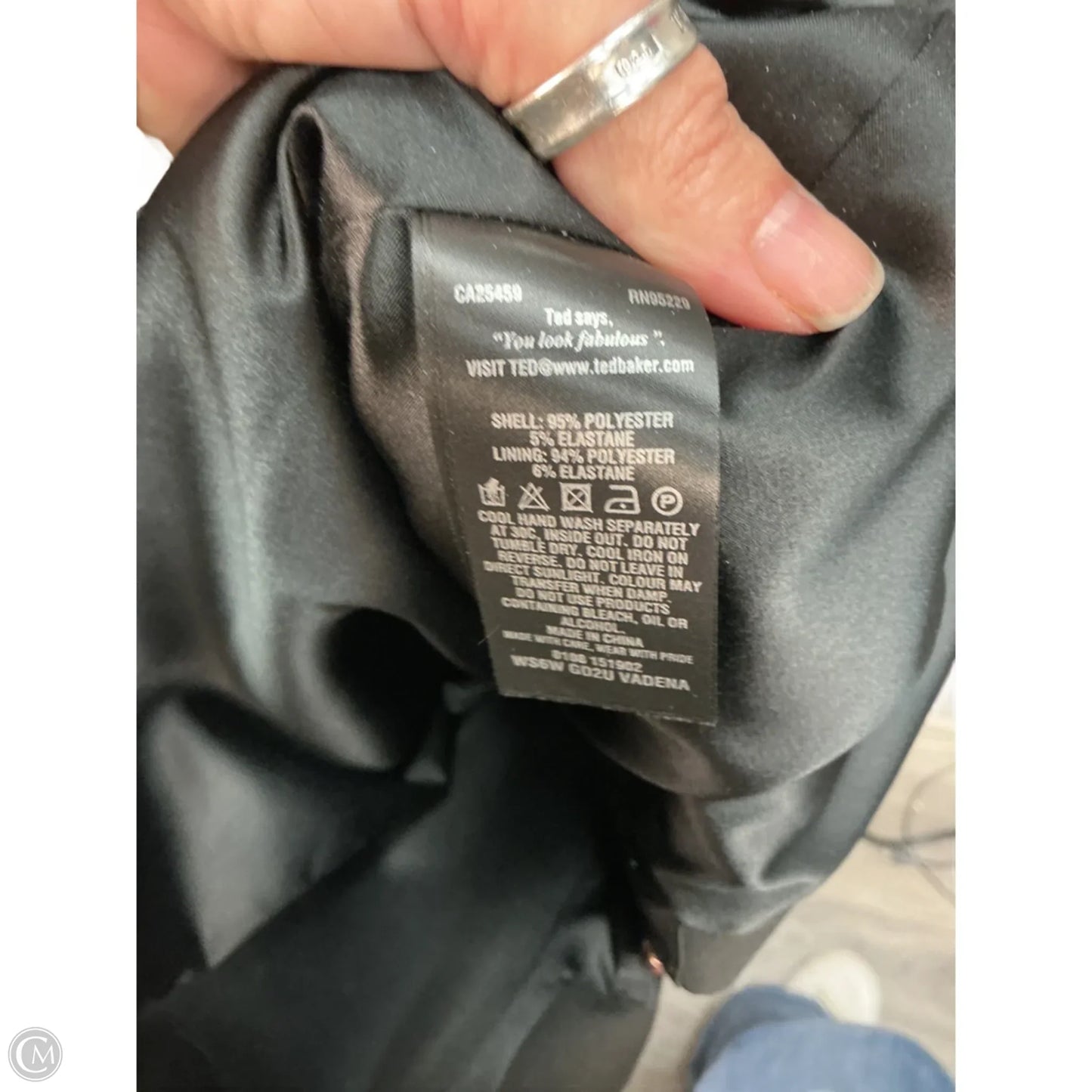 Dress Party Midi By Ted Baker In Black, Size: Xs
