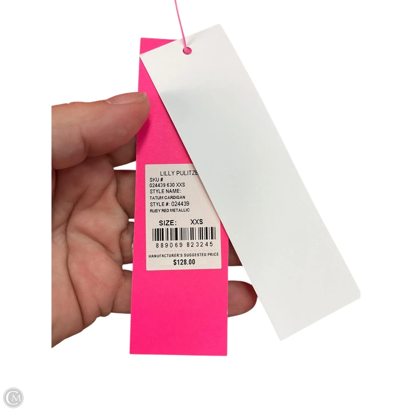 Sweater Cardigan Designer By Lilly Pulitzer In Red, Size: Xxs