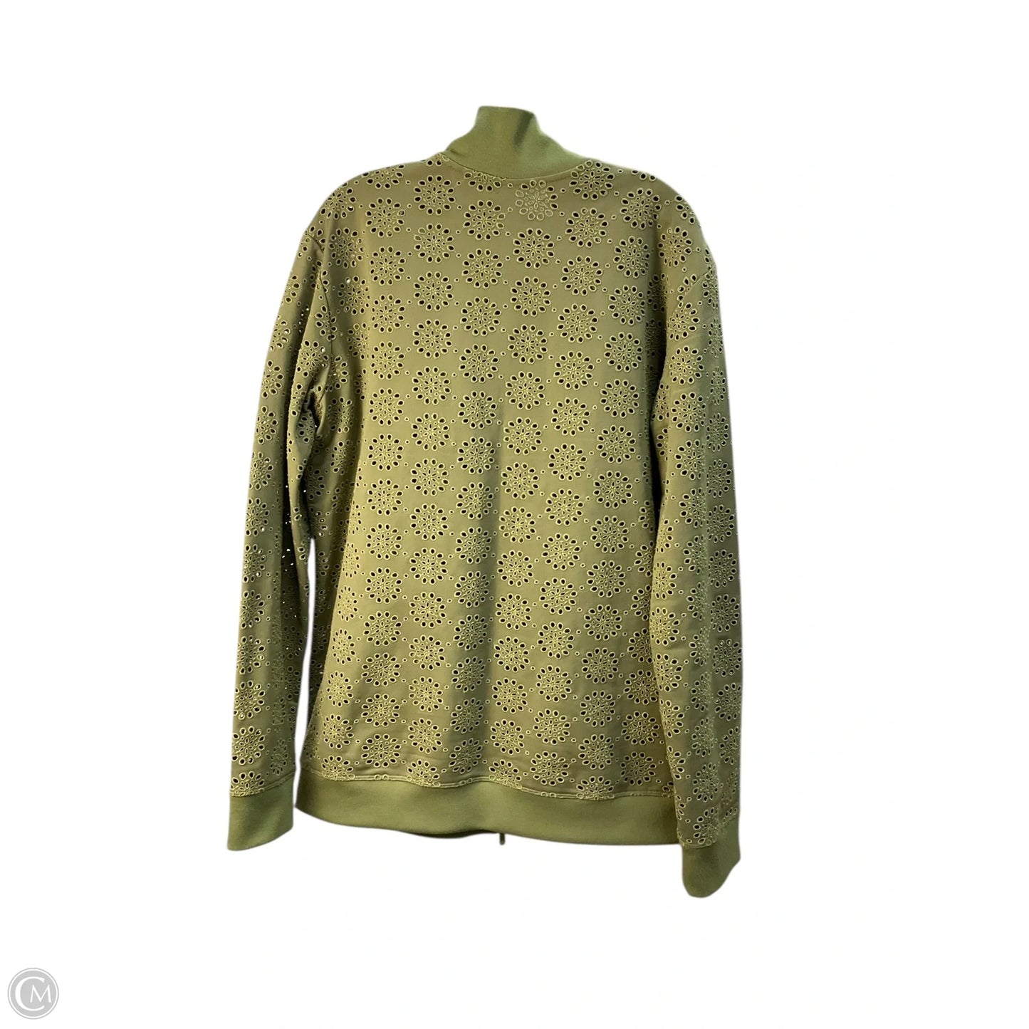 Athletic Jacket By Puma In Green, Size: S