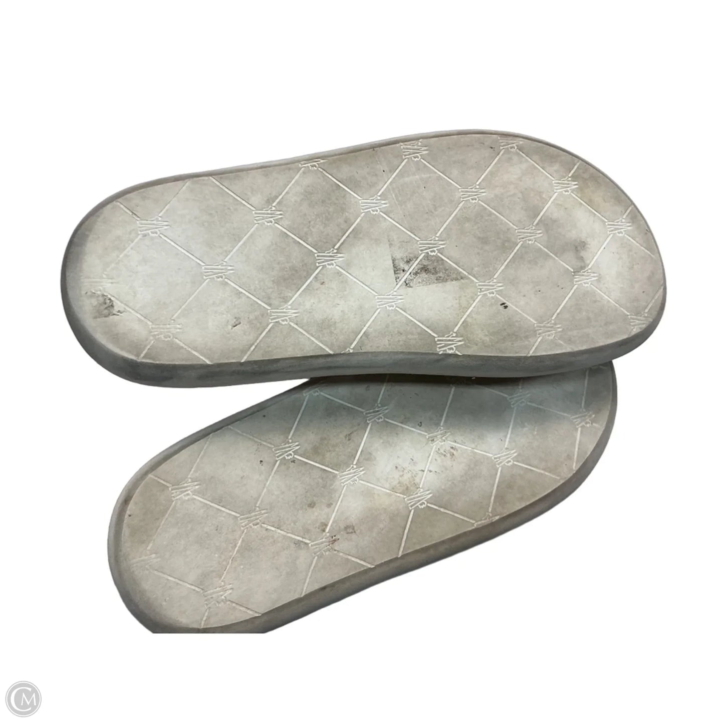 Sandals Luxury Designer By Moncler In Red, Size: 9