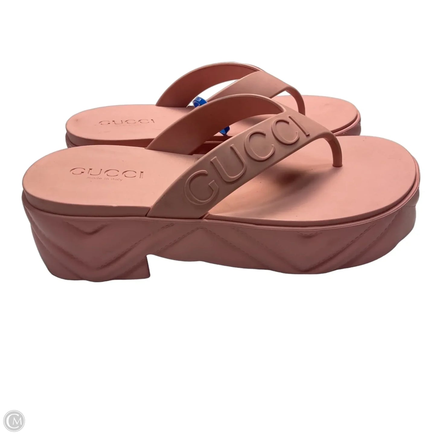 Sandals Luxury Designer By Gucci In Pink, Size: 6