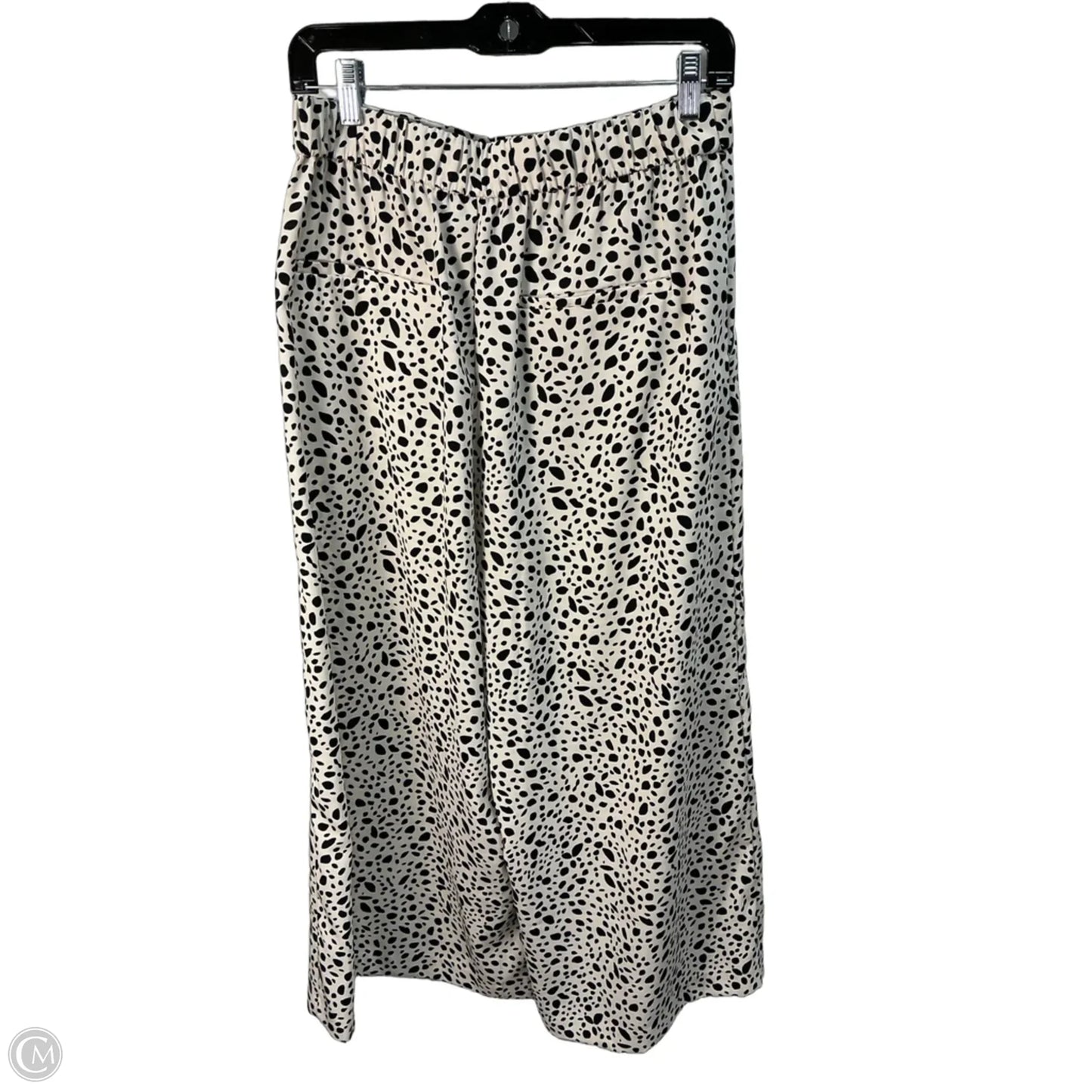 Pants Cropped By Zara In Cream, Size: M
