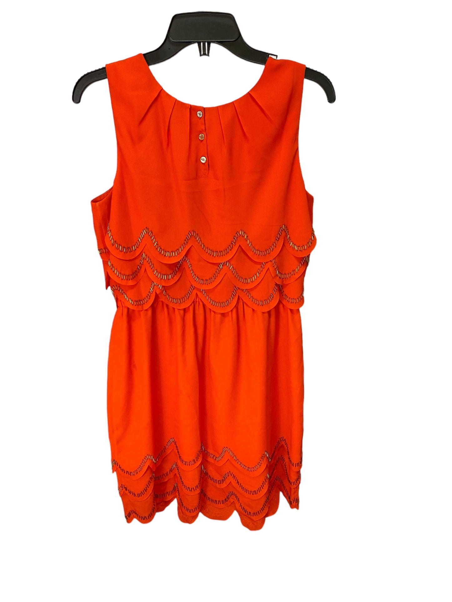 Orange Dress Party Short Ted Baker, Size M