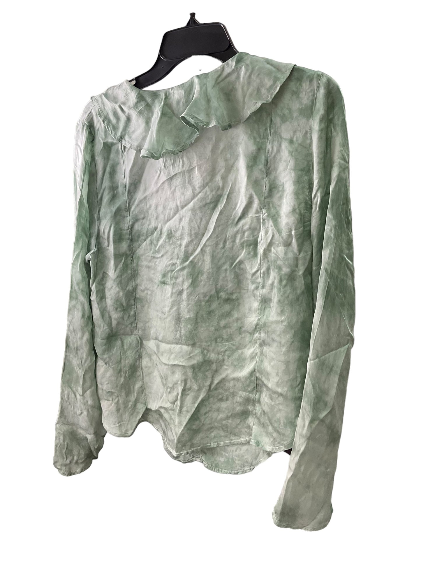 Top Long Sleeve By Free People In Green, Size: L