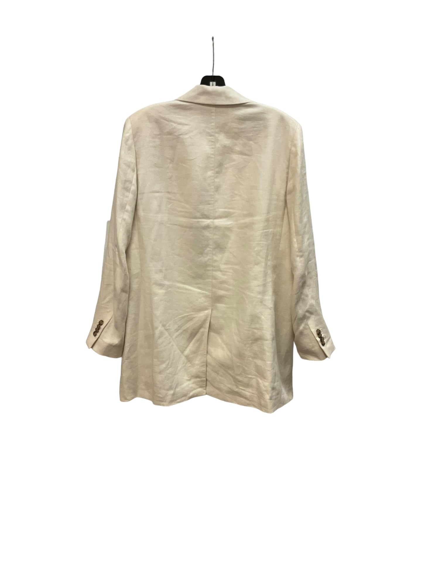 Blazer By Lafayette 148 In Cream, Size: M