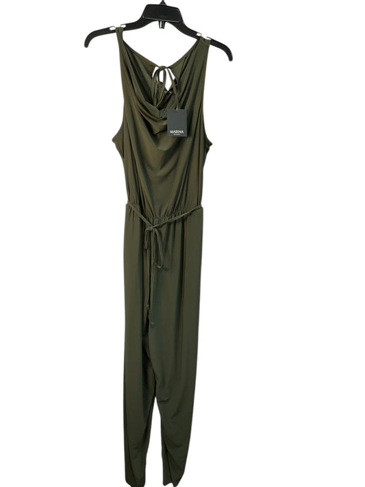 Jumpsuit By Marina In Olive, Size: L