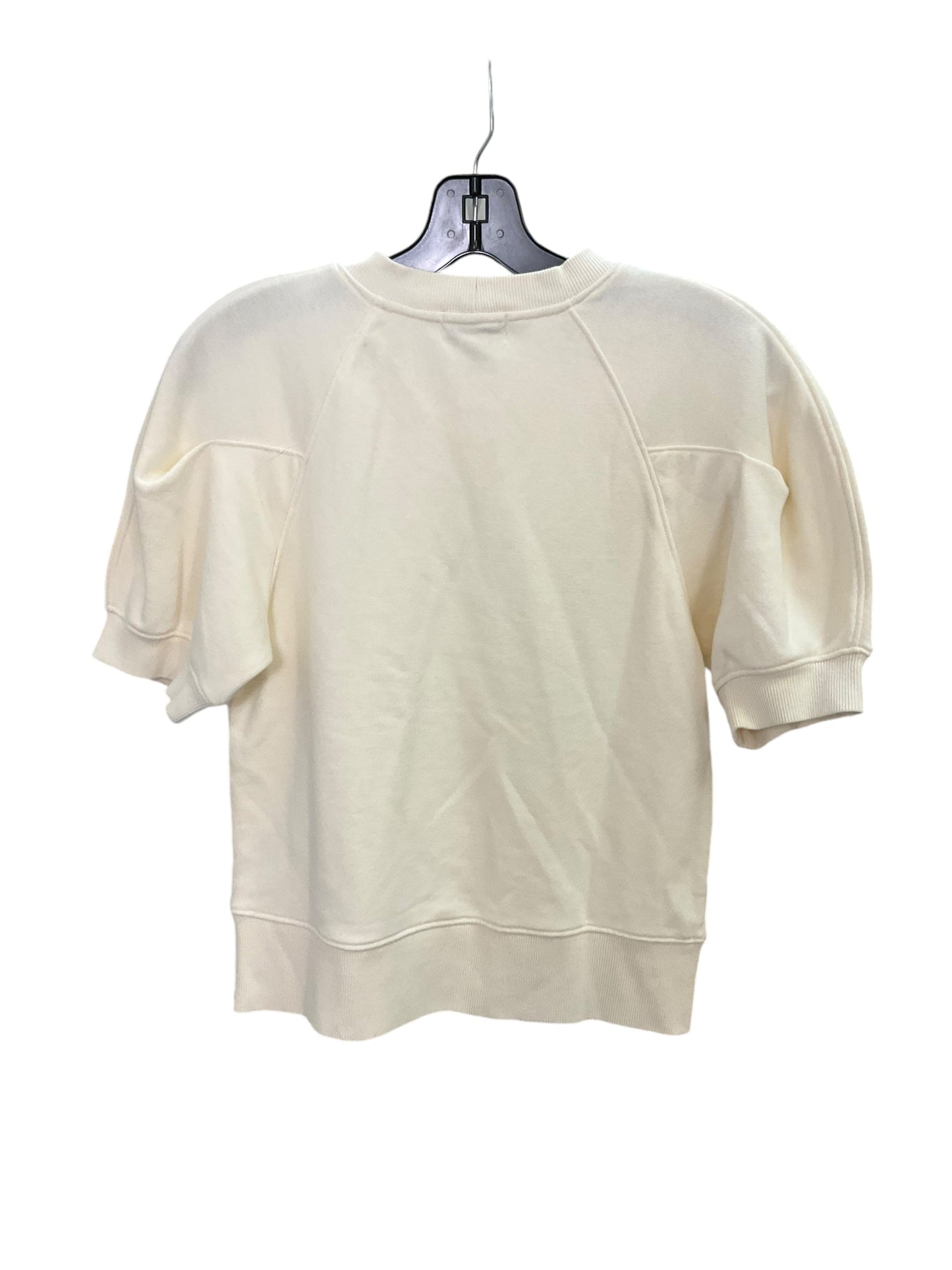 Top Short Sleeve By Nordstrom In Beige, Size: Xs