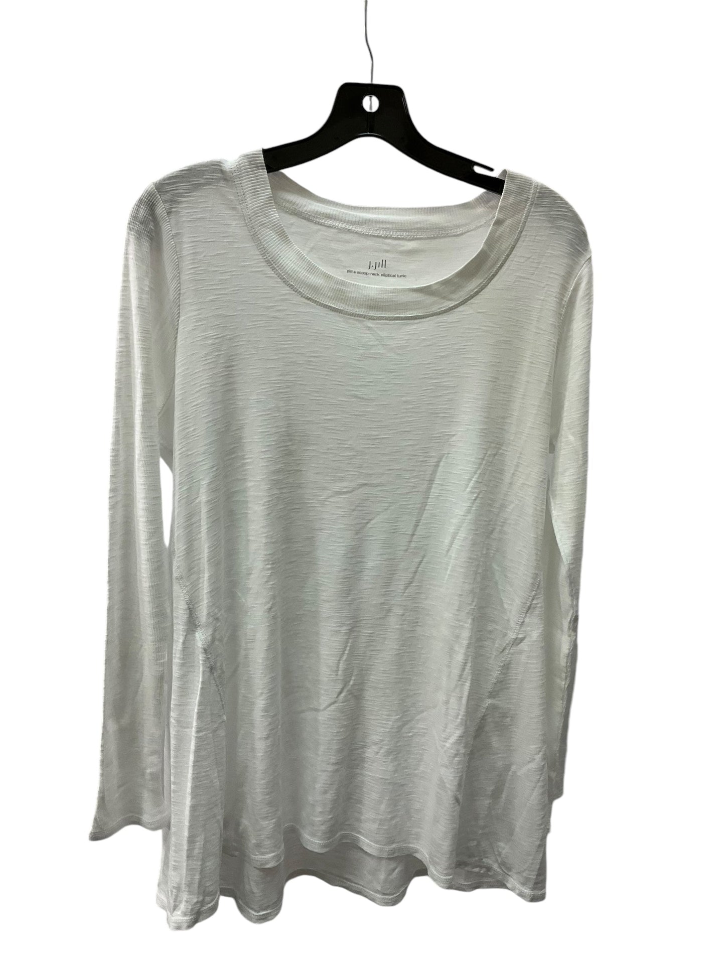 Top Long Sleeve Basic By J Jill In White, Size: S