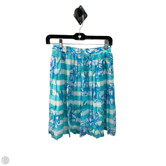 Skirt Designer By Lilly Pulitzer In Blue, Size: 0