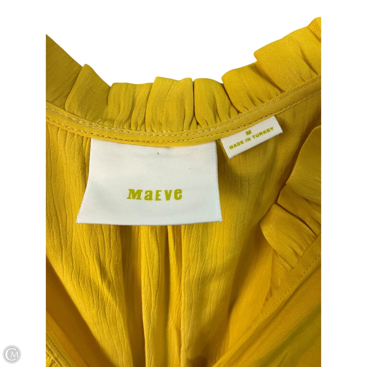Dress Casual Midi By Maeve In Yellow, Size: M