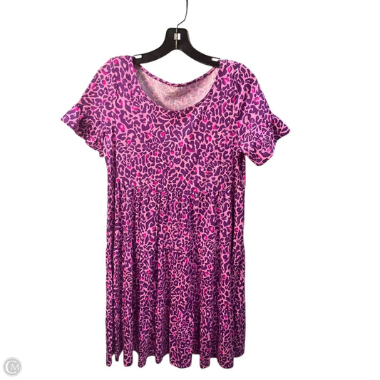 Dress Designer By Lilly Pulitzer In Pink & Purple, Size: S