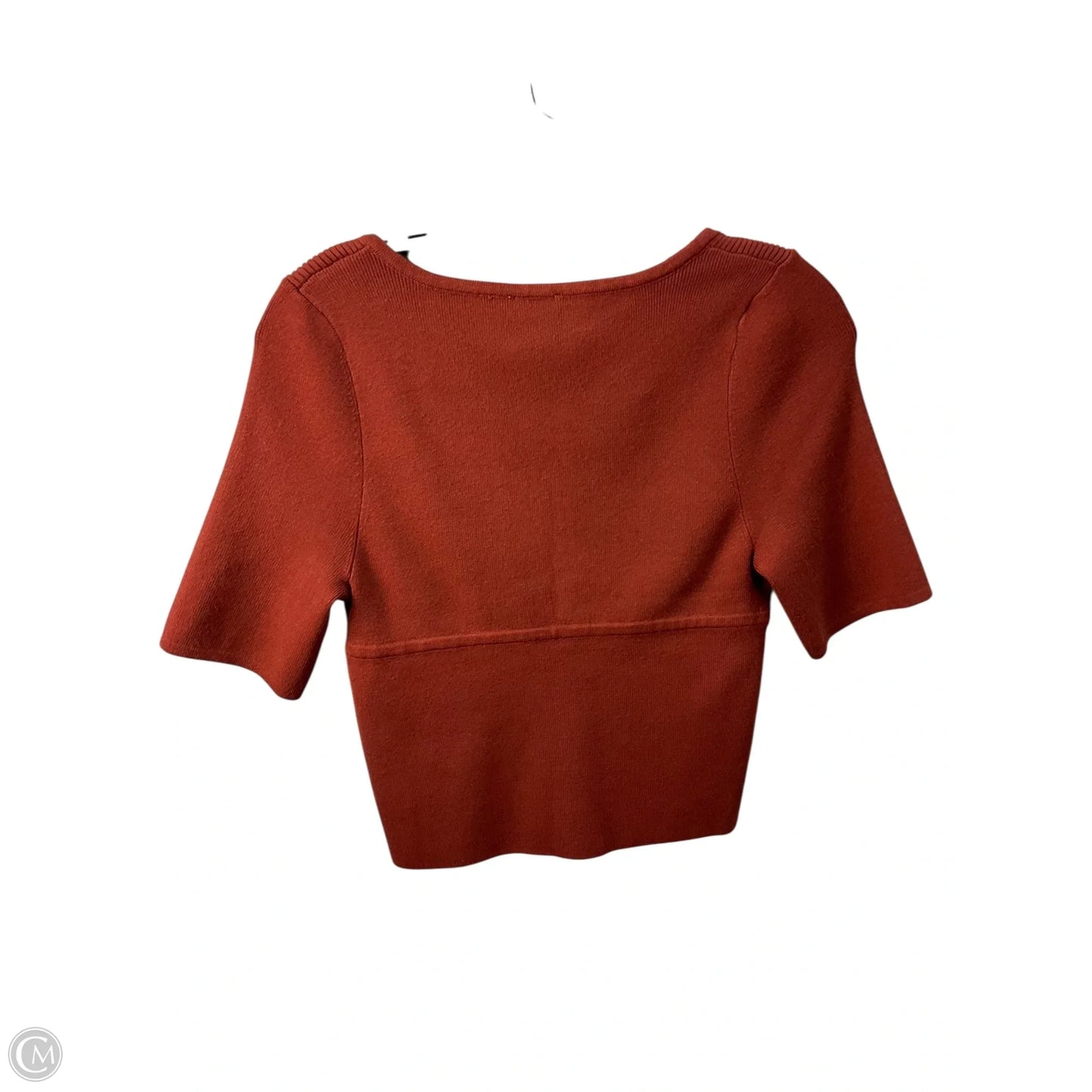 Top Short Sleeve By Free People In Brown, Size: L