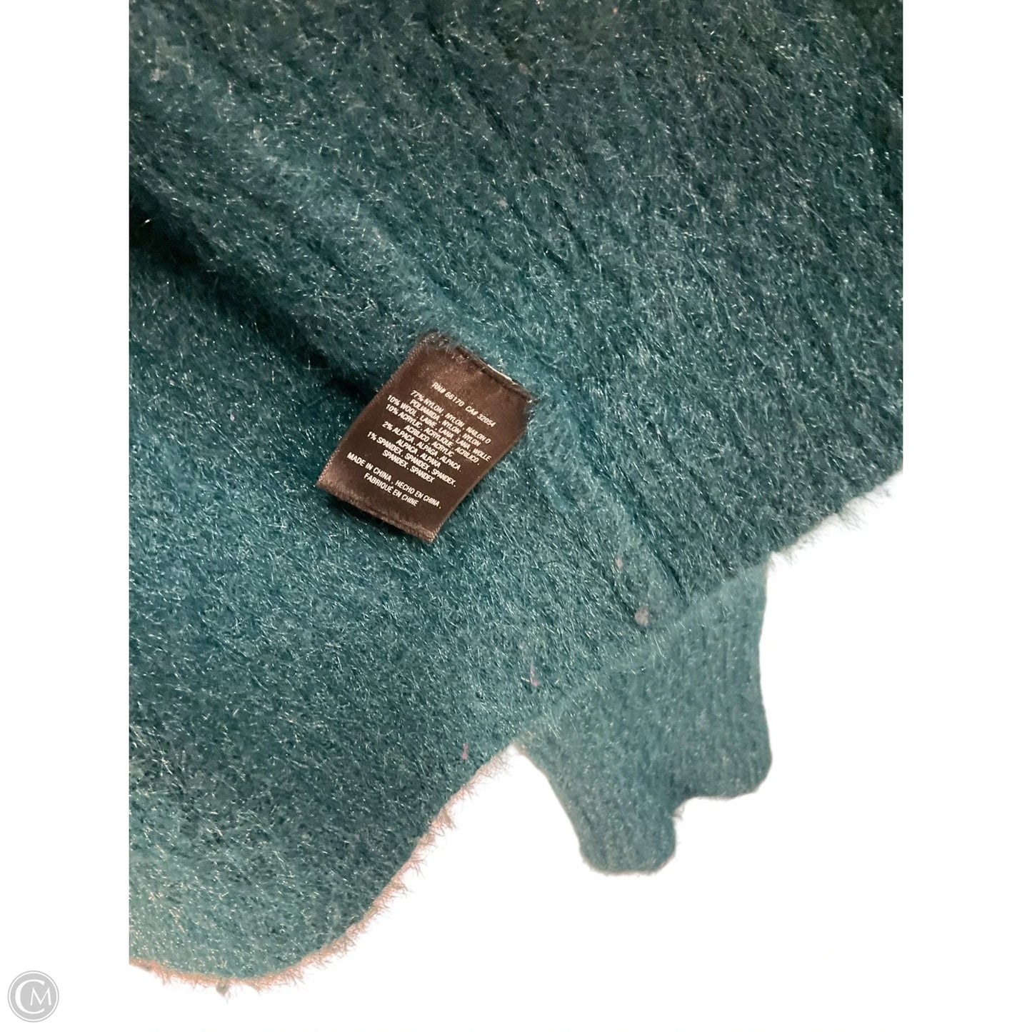 Sweater Cardigan By Sleeping On Snow In Teal, Size: S