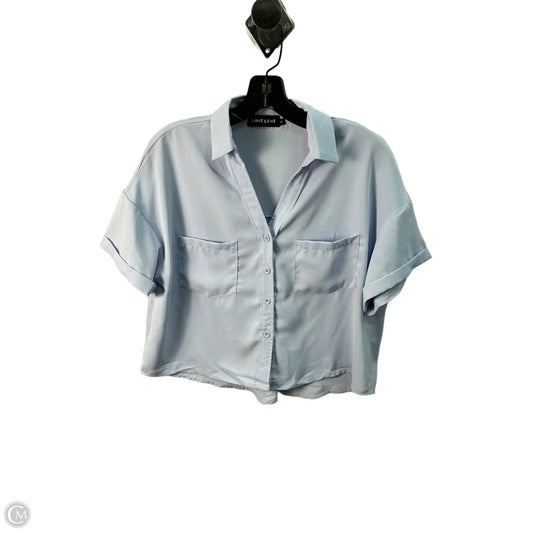 Top Short Sleeve Designer By Neiman Marcus In Blue, Size: S