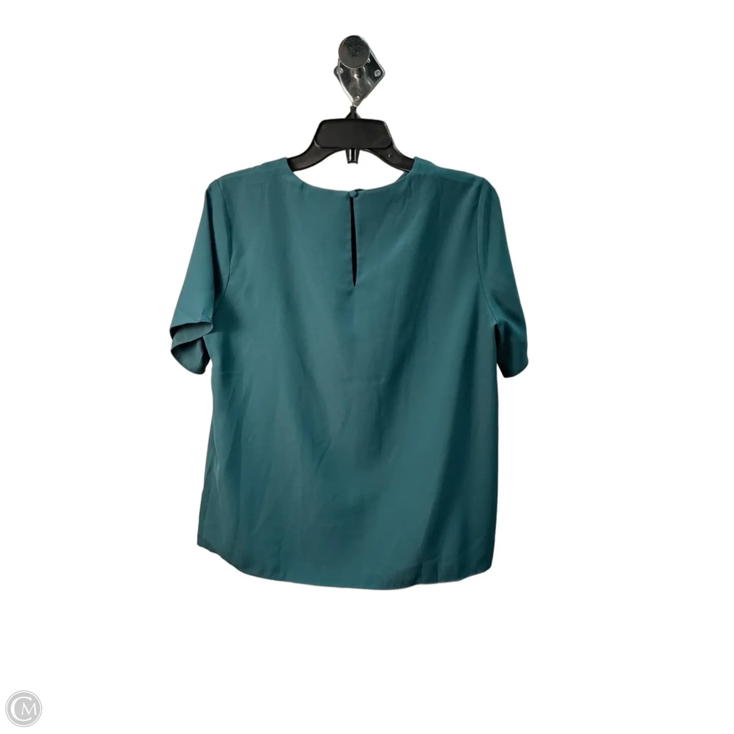 Top Short Sleeve By Banana Republic In Teal, Size: M
