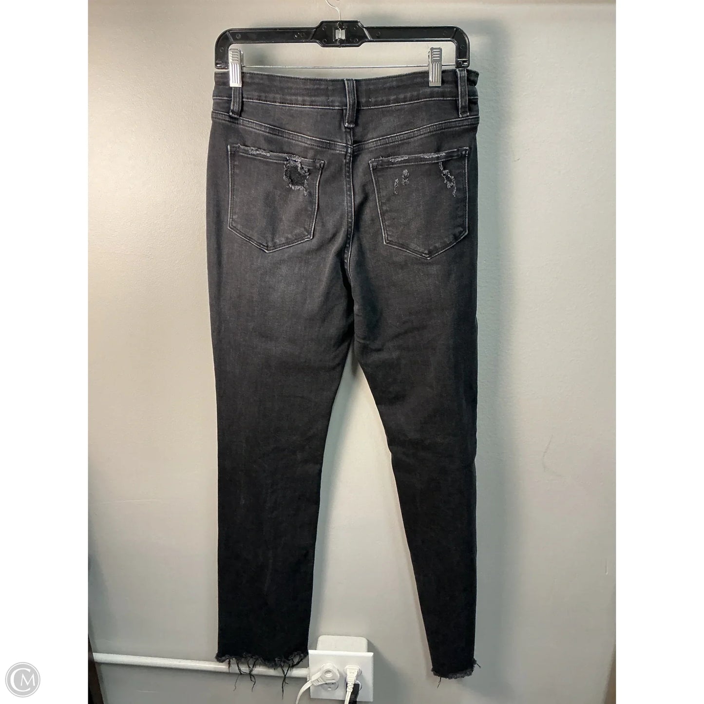 Jeans Straight By Flying Monkey In Black, Size: 4