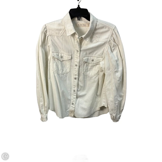 Top Long Sleeve By We The Free In White, Size: S